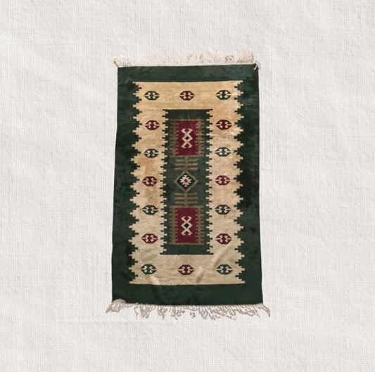 Green & Beige Rug